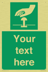 Custom Safe condition: Emergency stop button